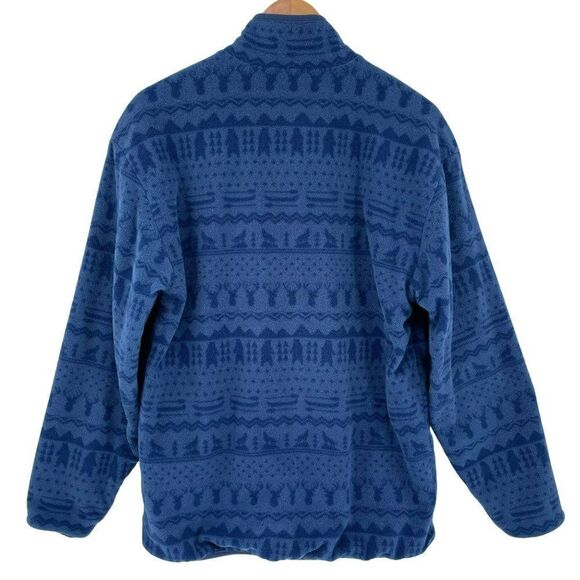 Chubbies The Arctic Tundra Reversible Fleece Pullover Windbreaker Jacket Small - Picture 11 of 14